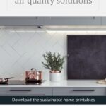 Pinterest pin with induction oven and text that reads "Easy air quality solutions"